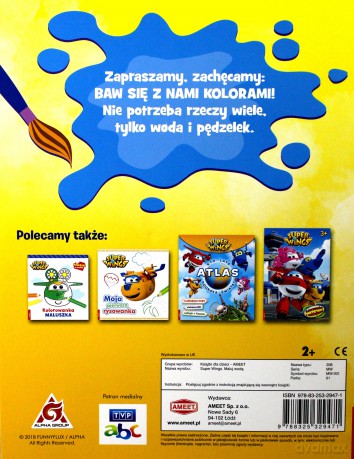 Super Wings. Maluj Wodą [KSIĄŻKA]