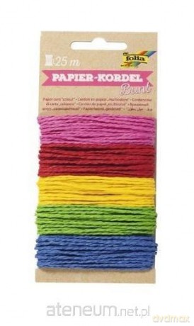 Sznurek papierowy mix kolorów 5x5m