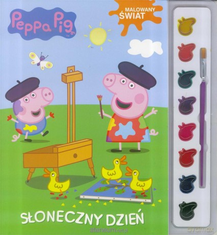 Świnka Peppa. Malowany świat. Słoneczny dzień [KSIĄŻKA]