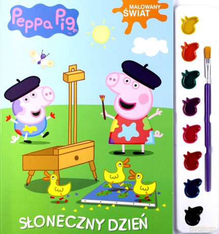 Świnka Peppa. Malowany świat. Słoneczny dzień [KSIĄŻKA]