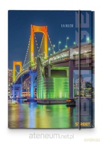 Teczka A4 z gumką Bridges