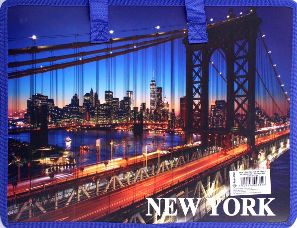 Teczka na prace plastyczne z nadrukiem New York