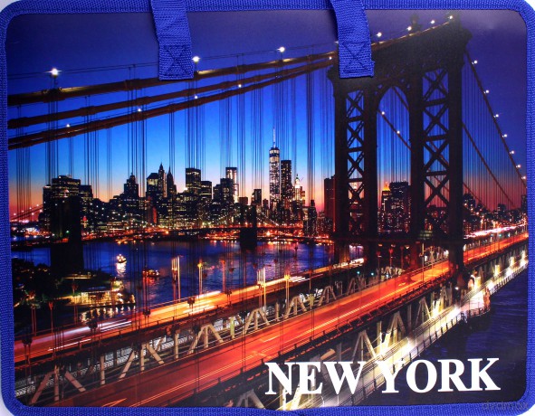 Teczka na prace plastyczne z nadrukiem New York