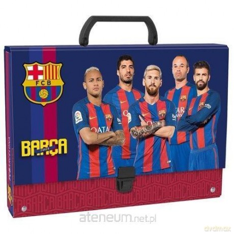 Teczka twarda z rączką FC Barcelona