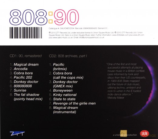 808 State: Ninety [2CD]