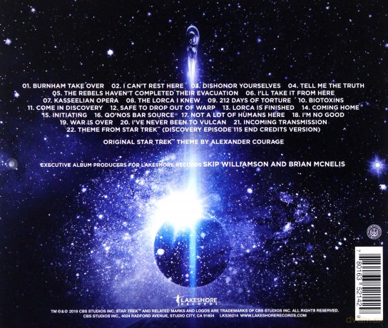 Star Trek Discovery Season 1 Chapter 2 soundtrack (Jeff Russo) [CD]