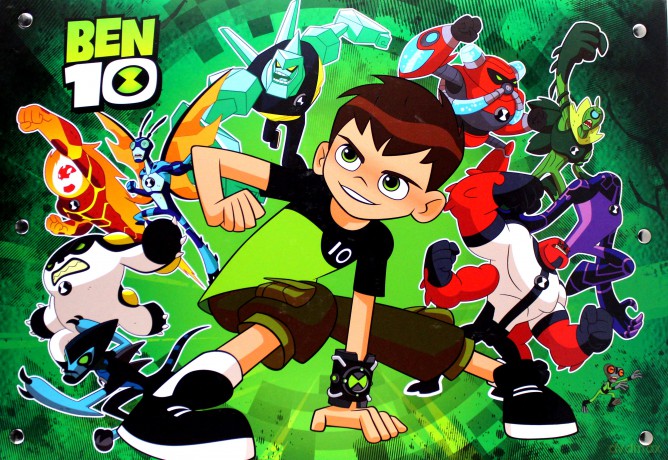 Teczka z rączką gruba Ben 10