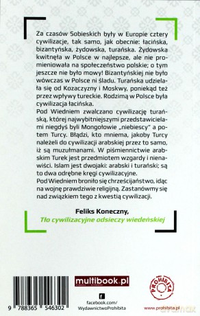 Tło cywilizacyjne odsieczy wiedeńskiej - Feliks Koneczny [KSIĄŻKA]
