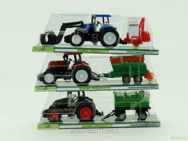 Traktor z przyczepą
