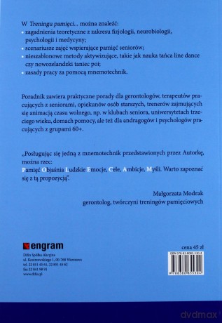 Trening pamięci i koncentracji dla seniorów - Agnieszka Sokół-Stanisławska [KSIĄŻKA]