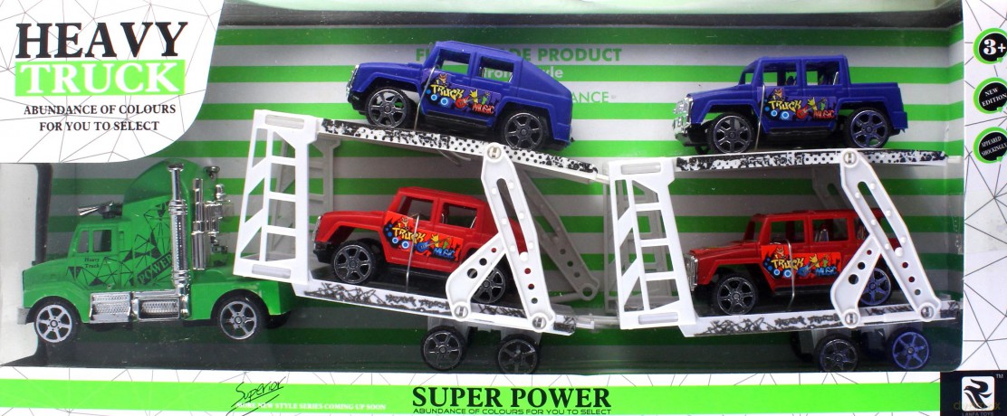 Truck Laweta + 4 auta