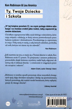 Ty, Twoje dziecko i szkoła - Ken Robinson, Lou Aronica [KSIĄŻKA]