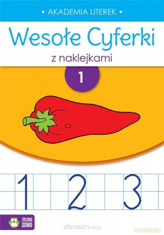 Wesołe cyferki z naklejkami. Zeszyt 1 [KSIĄŻKA]