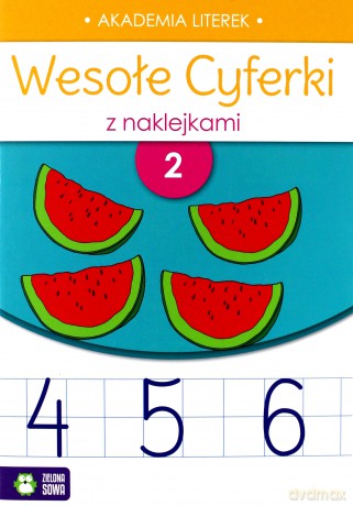 Wesołe cyferki z naklejkami. Zeszyt 2 [KSIĄŻKA]