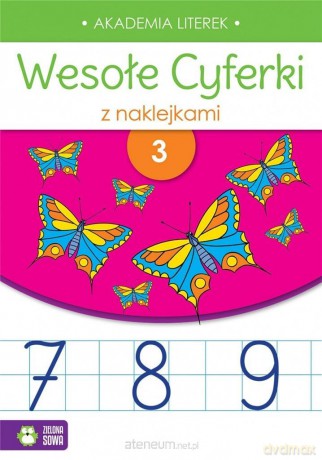 Wesołe cyferki z naklejkami. Zeszyt 3 [KSIĄŻKA]