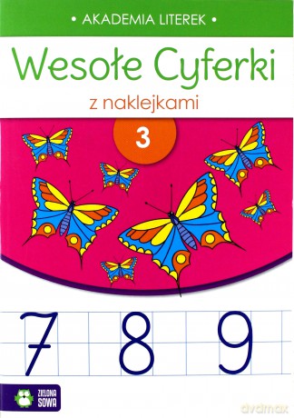 Wesołe cyferki z naklejkami. Zeszyt 3 [KSIĄŻKA]