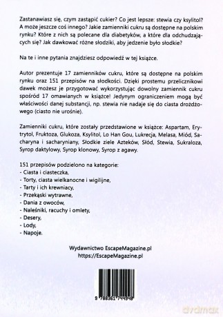Zdrowe zamienniki cukru. 151 przepisów - Przemysław Muszyński [KSIĄŻKA]