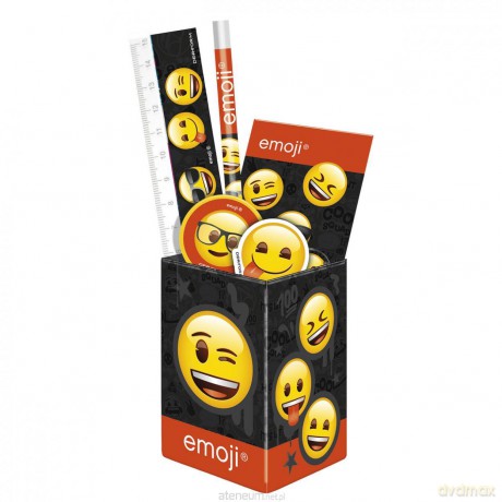 Zestaw przyborów szkolnych Emoji 10