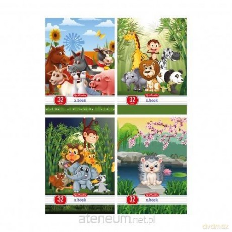 Zeszyt A5/32K kratka Happy Pets (10 szt)