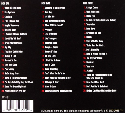 The Everly Brothers: 60 Essential Recordings [3CD]