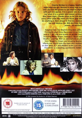 Firestarter (Podpalaczka) [DVD]