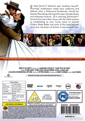 Gone With The Wind [DVD]