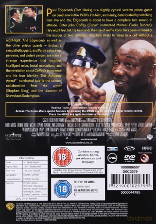 Green Mile (Zielona Mila) [DVD]