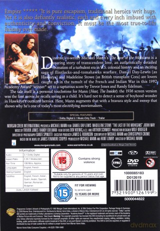 Last Of The Mohicans [DVD]