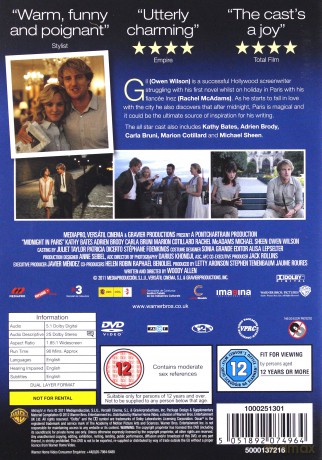 Midnight In Paris [DVD]