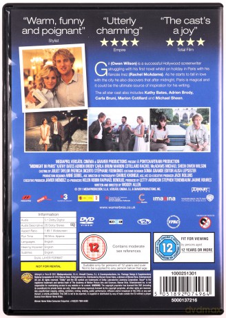 Midnight In Paris [DVD]