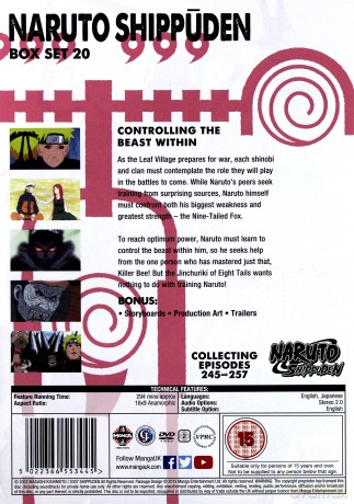 Naruto Shippuden Box Set 20 [DVD]