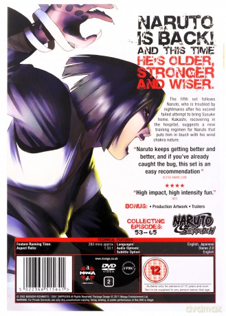 Naruto Shippuden Box Set 5 [DVD]