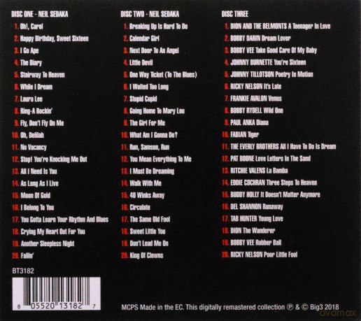 Neil Sedaka: Neil Sedaka & The Hits Of The Teen Idols [3CD]