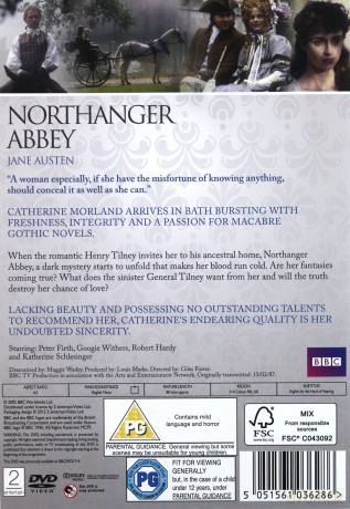 Northanger Abbey (Opactwo Northanger) (BBC) [DVD]