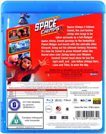 Space Chimps 2 [Blu-Ray 3D]+[Blu-Ray]