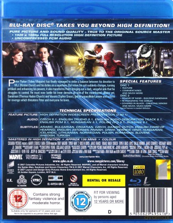 Spider-Man 3 [Blu-Ray]