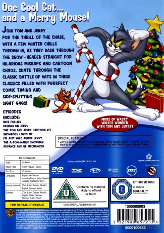 Tom & Jerry Christmas Paws For a Holiday [DVD]