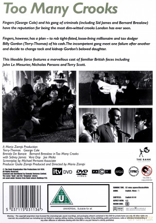 Too Many Crooks [DVD]