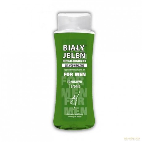 Biały Jeleń Żel pod prysznic hipoalergiczny For Men z rozmarynem i aronią