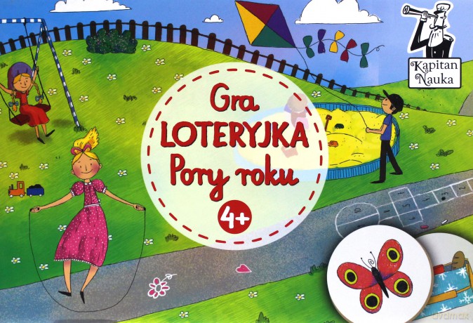 Kapitan Nauka - Gra Loteryjka. Pory roku 4+ [GRA PLANSZOWA]