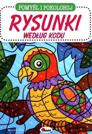 Pomyśl i pokoloruj. Rysunki według kodu [KSIĄŻKA]