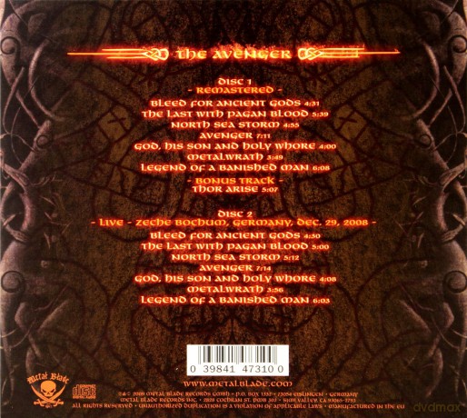 Amon Amarth: The Avenger Limited Edition [2CD]