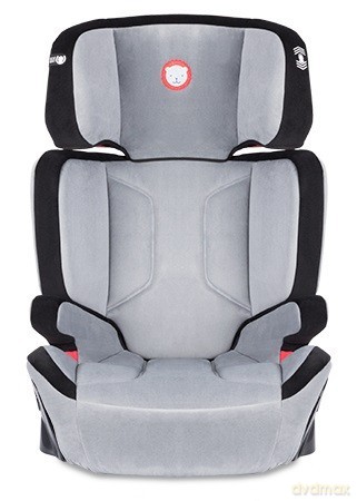 Fotelik 15-36kg Hugo ISOFIX Szaro-czarny