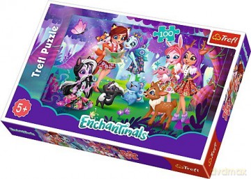 TREFL 100 el. Zabawa z przyjaciółmi Enchantimals [PUZZLE]