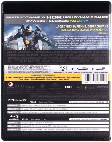 Pacific Rim: Rebelia [Blu-Ray 4K]+[Blu-Ray]