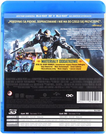 Pacific Rim: Rebelia [Blu-Ray 3D]+[Blu-Ray]