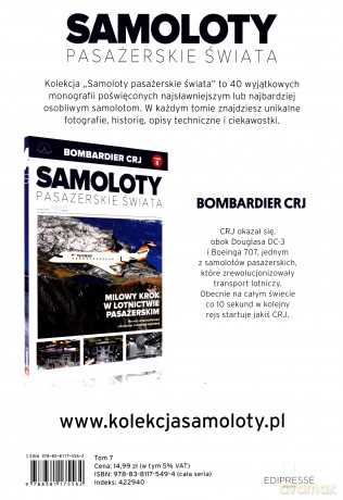 Aerospatiale/bac Concorde. Samoloty pasażerskie świata (Tom 7) [KSIĄŻKA]