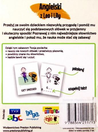 Angielski z Leo i Lily. Karty obrazkowe [KSIĄŻKA]