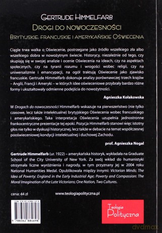 Drogi do nowoczesności. Brytyjskie, francuskie i amerykańskie oświecenie - Gertrude Himmelfarb [KSIĄŻKA]