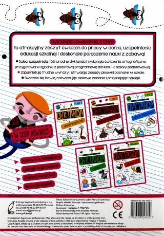 Dyktanda na h/ch. Szkoła na szóstkę [KSIĄŻKA]